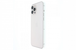 !! 1 ÉV GARANCIA !! Apple iPhone 12 Pro Max 256 GB Silver 100%