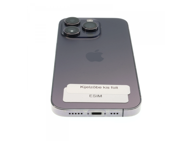 !! 1 ÉV GARANCIA !! Apple iPhone 14 Pro 128 GB Deep Purple 100%