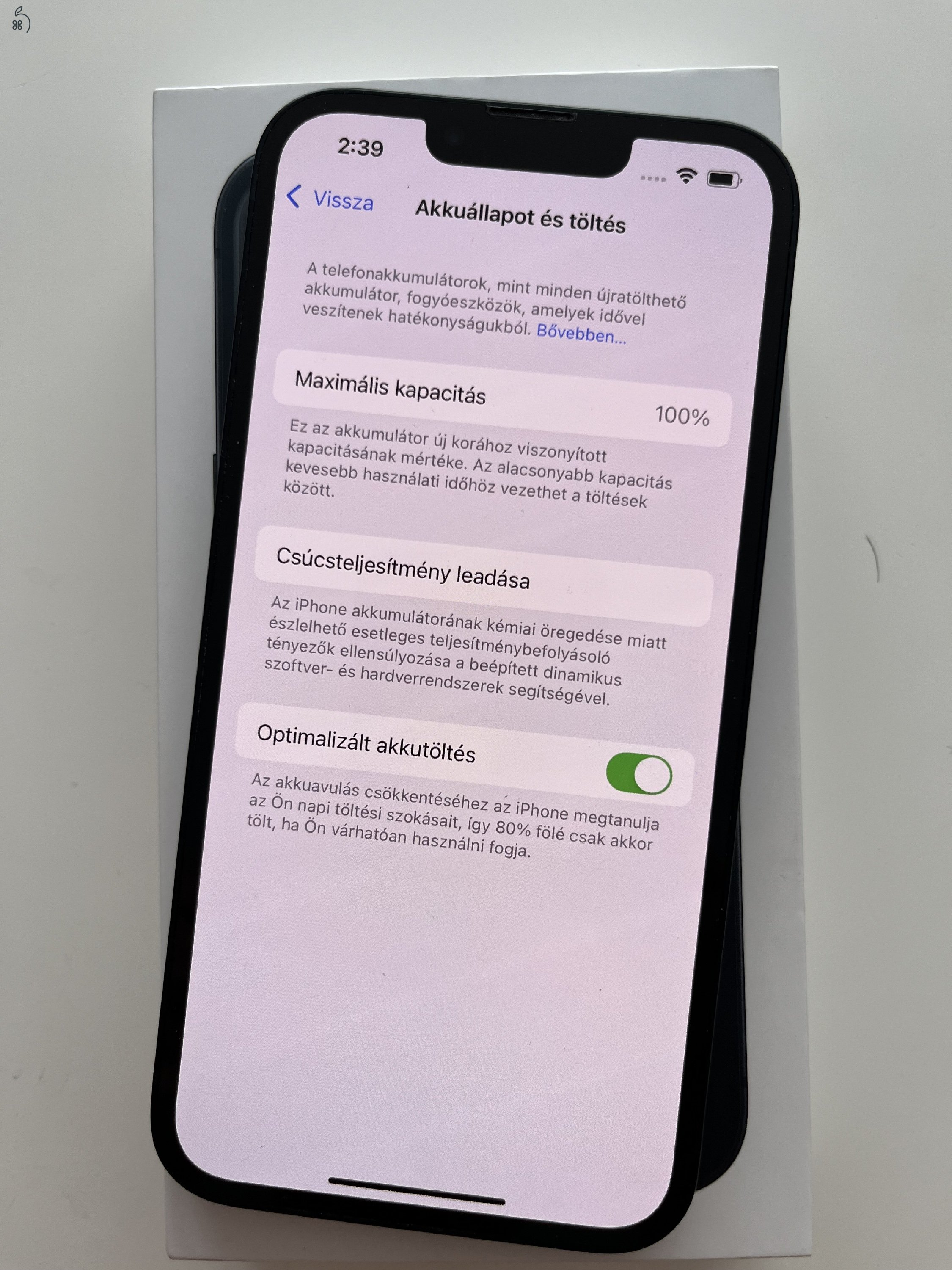 iPhone 13 128GB Apple garancia 2026.05.28.-ig!