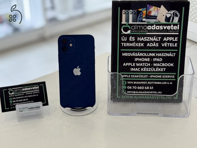 iPhone 12 64GB Független Használt/1-3 hónap gar./Akku 100%/p4369