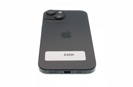 !! 1 ÉV GARANCIA !! Apple iPhone 15 128 GB Black 100%