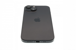 !! 1 ÉV GARANCIA !! Apple iPhone 15 128 GB Black 100%
