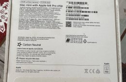 Mac mini, M4 Pro chip, 12 magos CPUl, 16 magos GPU, 24 GB RAM, 512 GB SSD