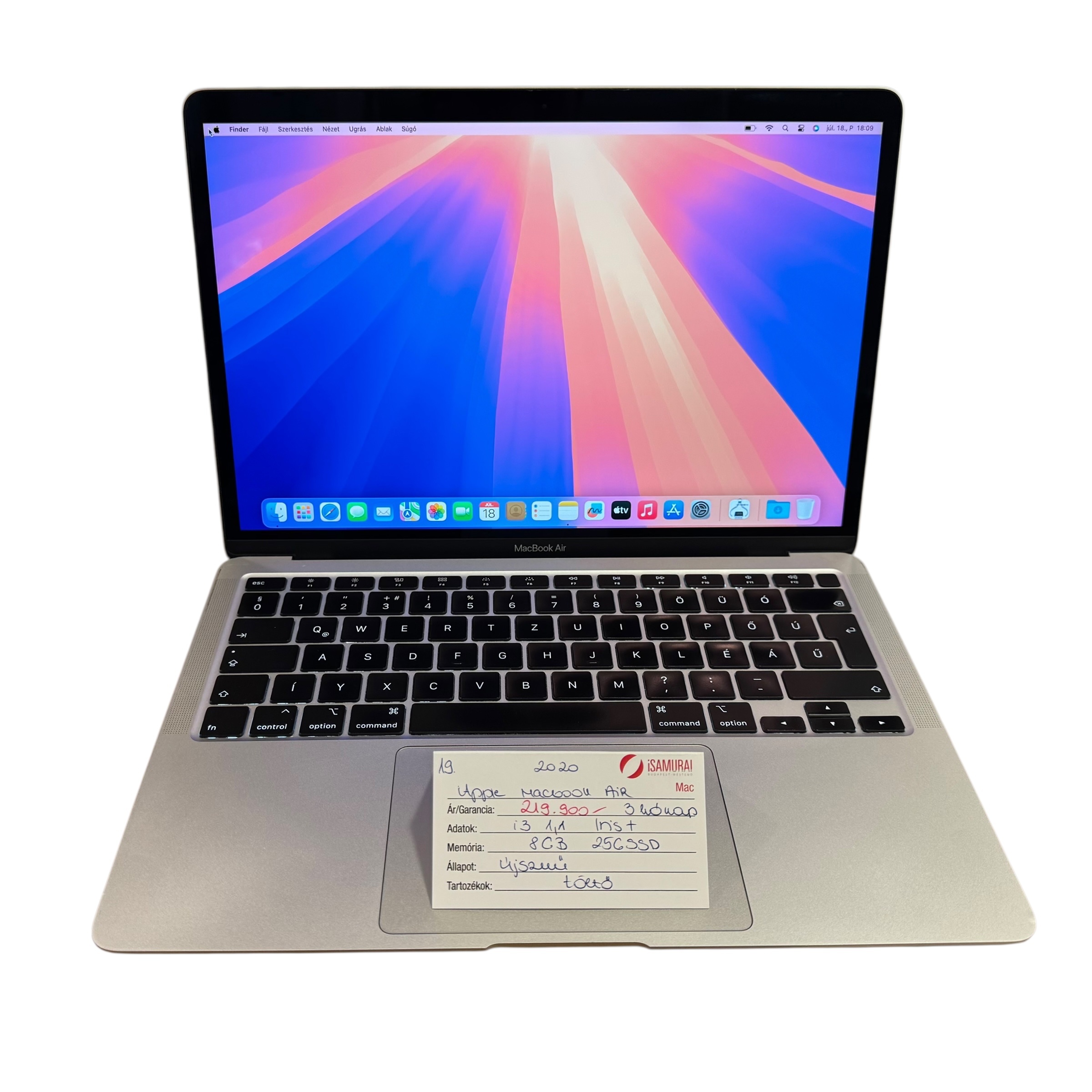 19. Apple Macbook Air 13