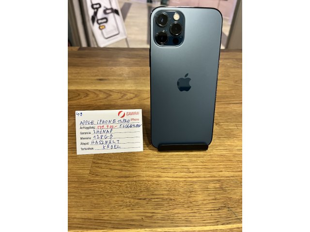 49. Apple iPhone 12 Pro - 128 GB - Óceánkék-Akku 99%