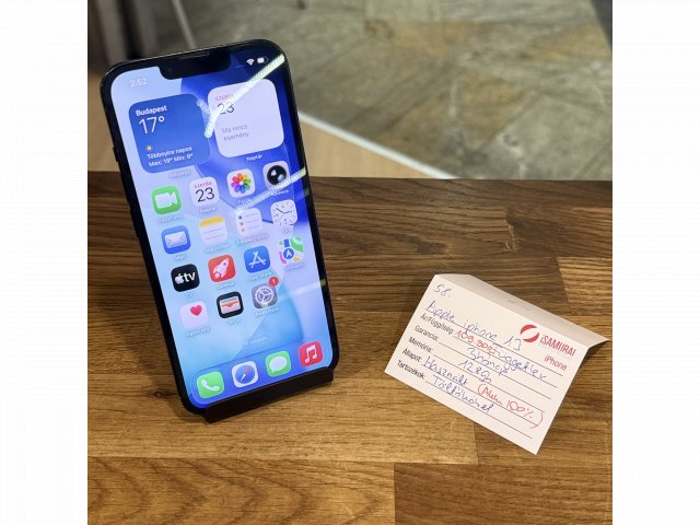 Apple iPhone 13 - 128 GB - Fekete - Akku 100% ( 58.)
