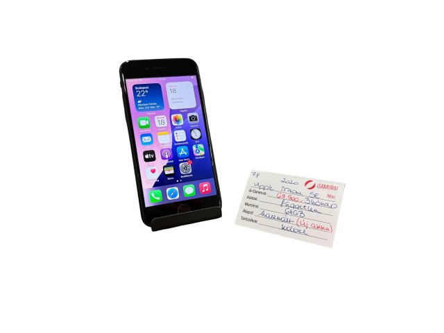 78. Apple iPhone SE 2020 - 64 GB - Fekete - ÚJ AKKU
