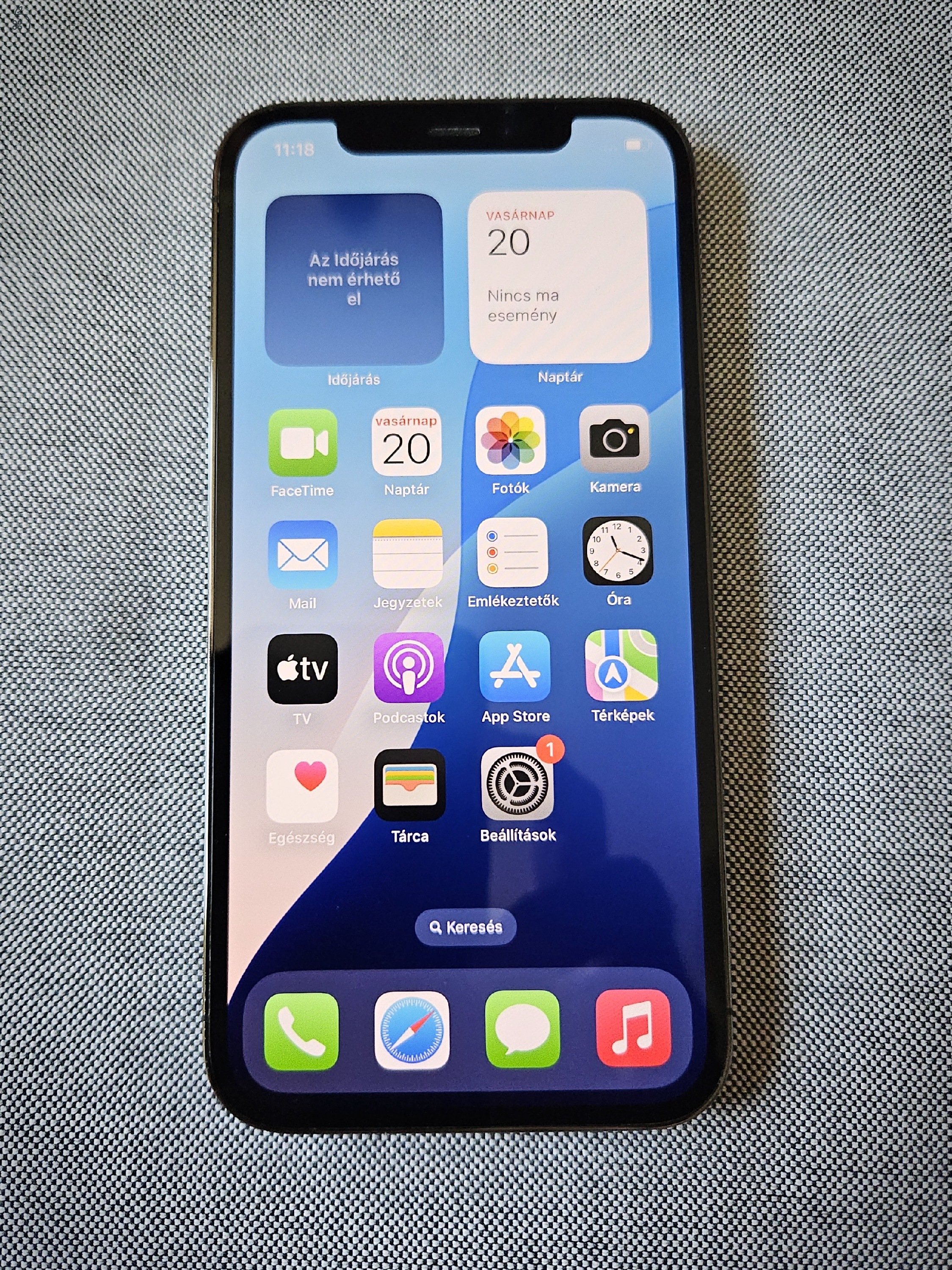 iPhone 12 Pro 256GB Graphite kártyafüggetlen telefon