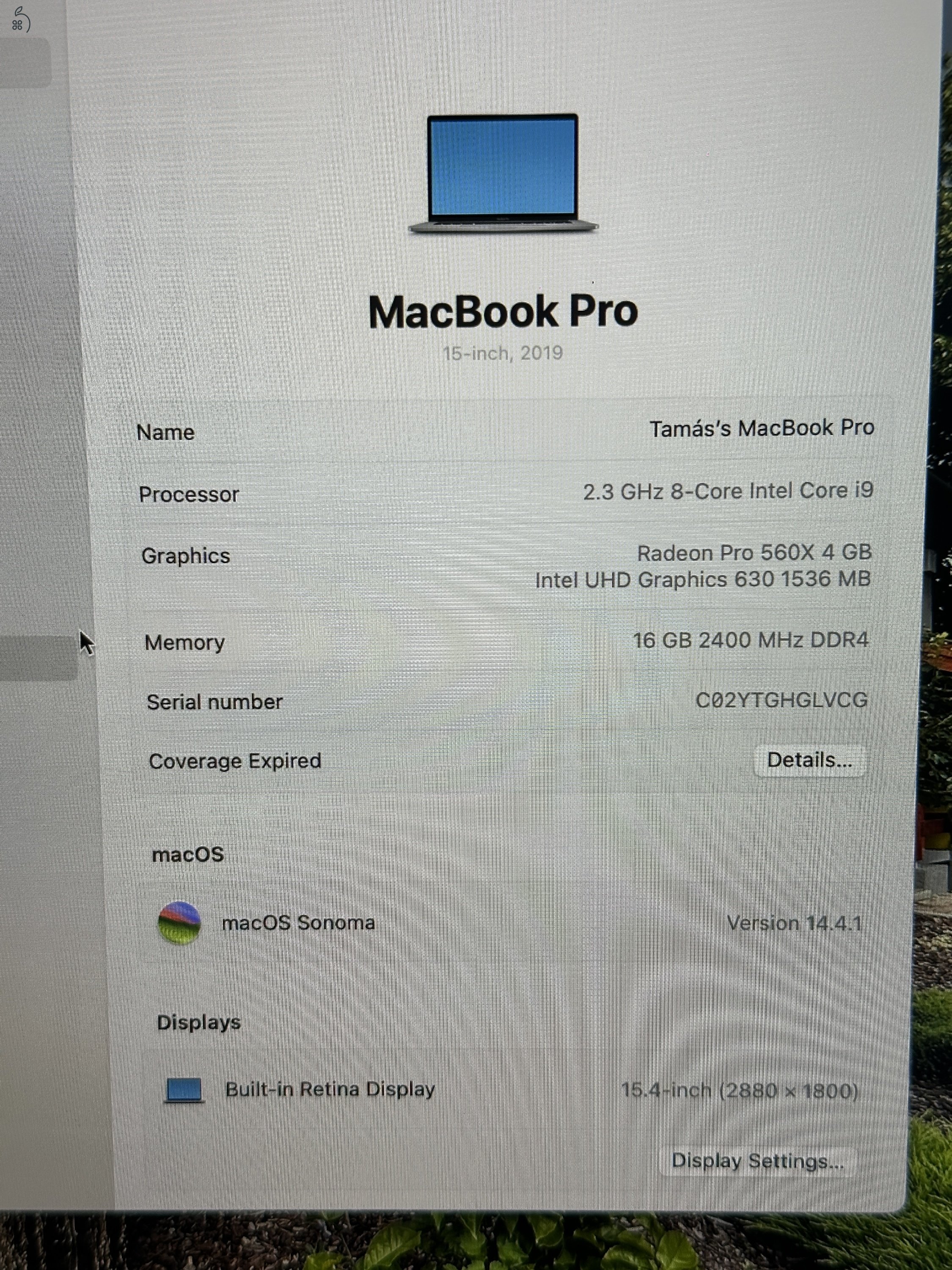 Macbook Pro 15 