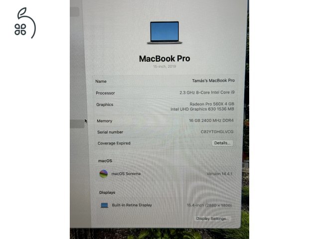 Macbook Pro 15 