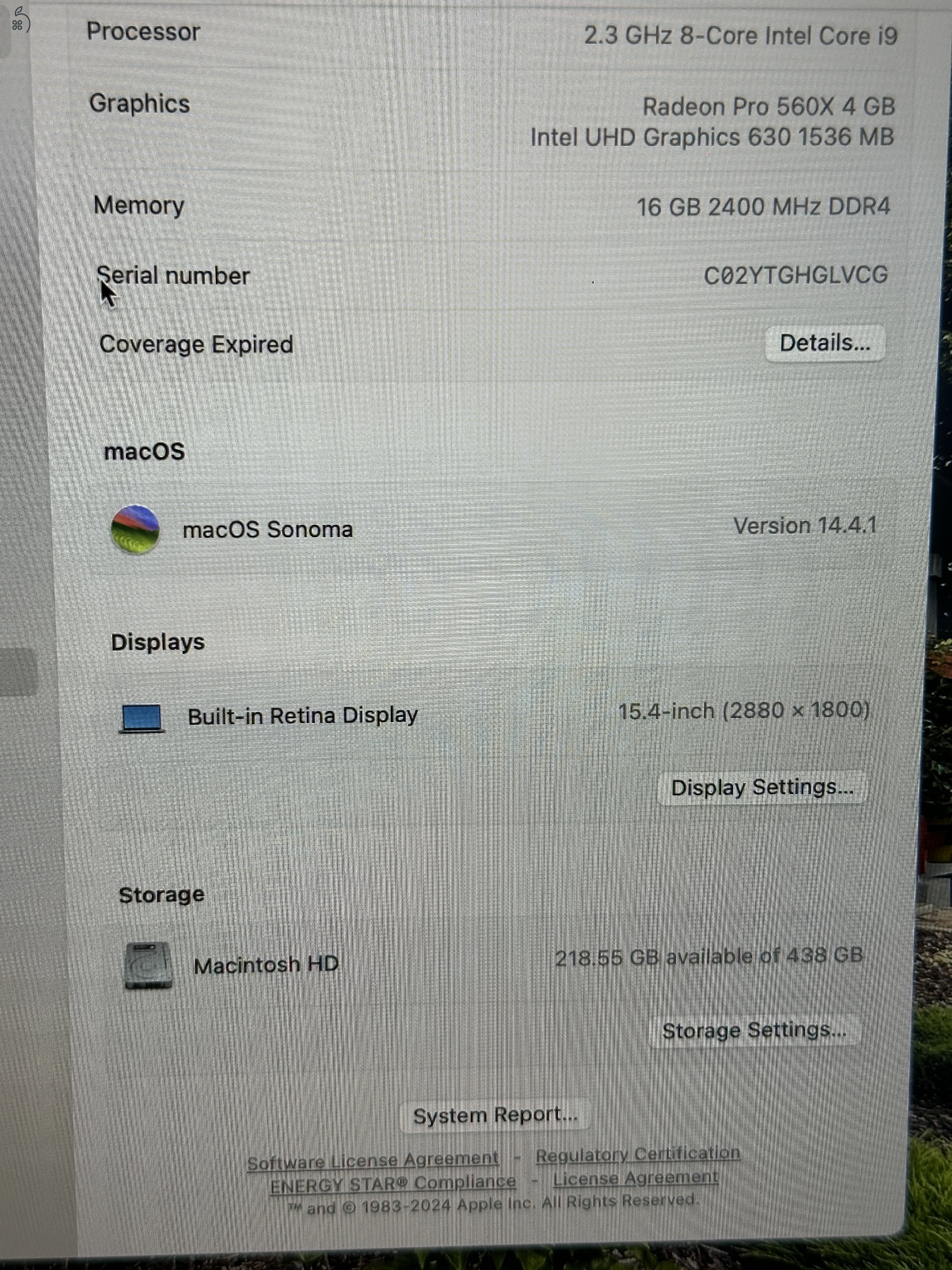 Macbook Pro 15 
