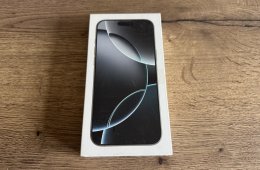 iPhone 16 Pro MAX 512 GB White Titán - - Apple Garancia - 100% AKKU