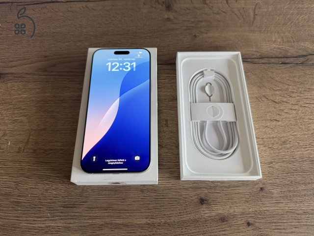 iPhone 16 Pro MAX 512 GB White Titán - - Apple Garancia - 100% AKKU