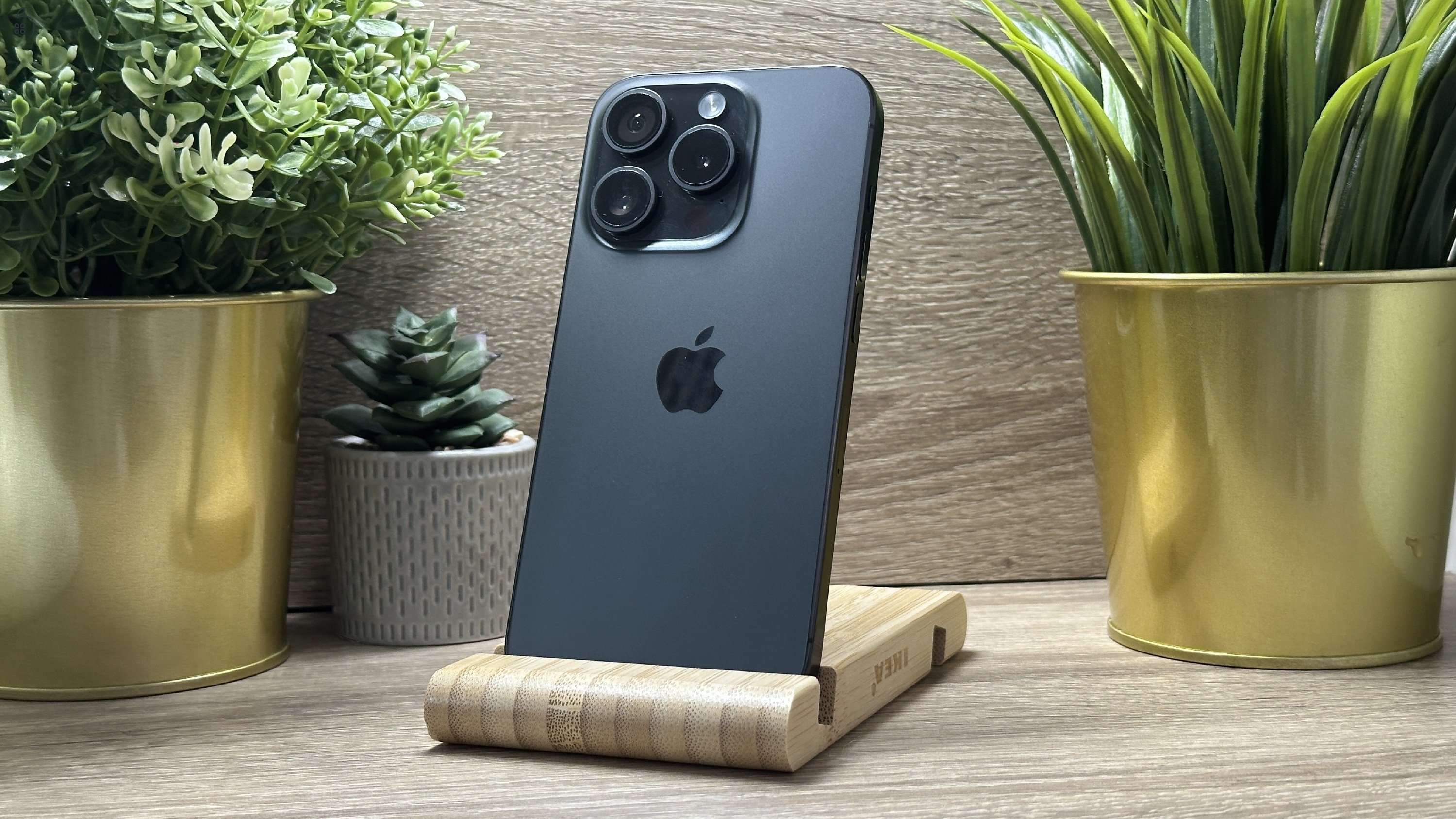  iPhone 15 Pro 128GB Fekete, Független - Garancia, Számla 