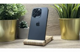 iPhone 15 Pro 128GB Fekete, Független - Garancia, Számla 