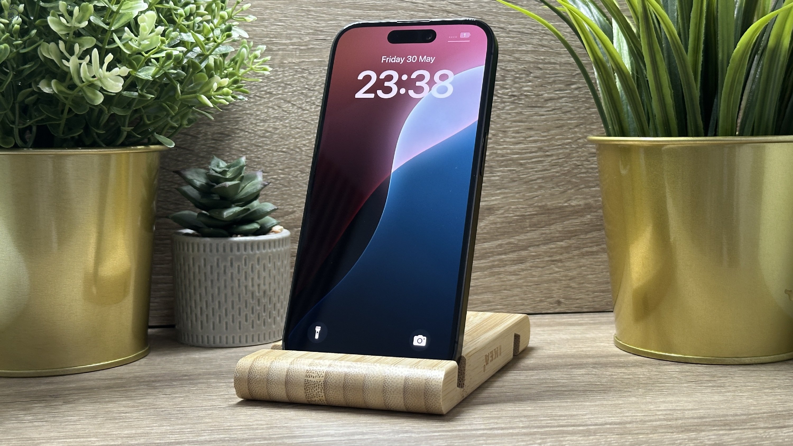  iPhone 15 Pro 128GB Fekete, Független - Garancia, Számla 