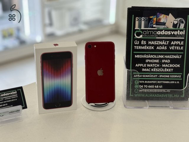 iPhone SE 2022 3Gen. Független Újszerű/1-3 hónap gar./Akku 100%/p4374