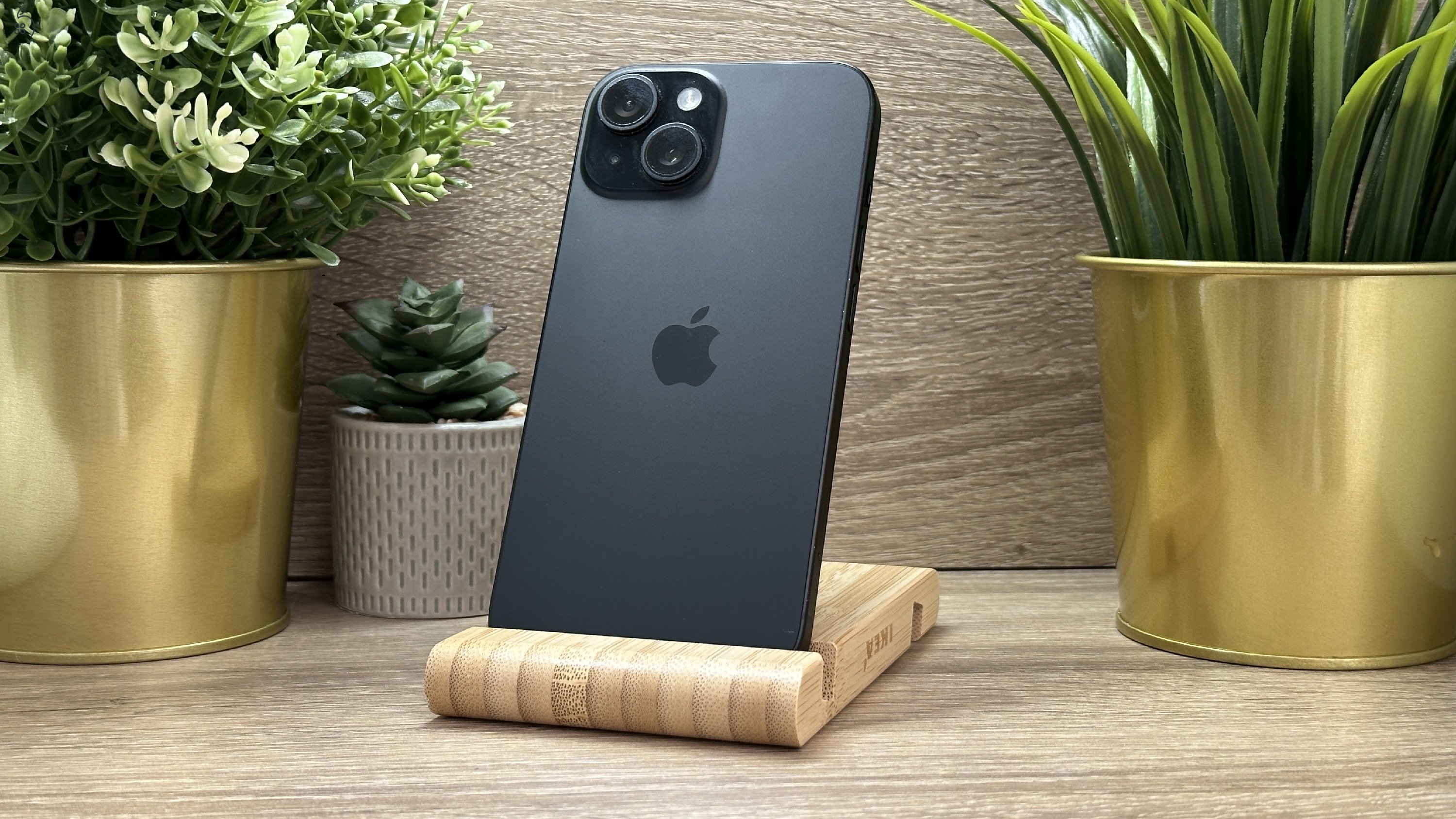  iPhone 15 128GB Fekete, Független - Garancia, Számla 