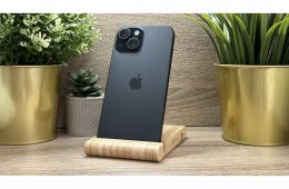  iPhone 15 128GB Fekete, Független - Garancia, Számla 