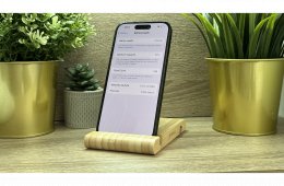  iPhone 15 128GB Fekete, Független - Garancia, Számla 