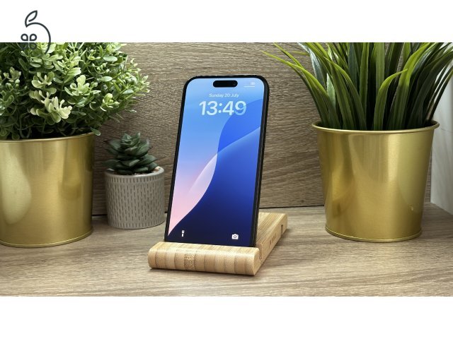  iPhone 15 128GB Fekete, Független - Garancia, Számla 