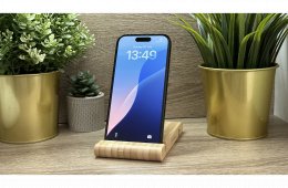  iPhone 15 128GB Fekete, Független - Garancia, Számla 
