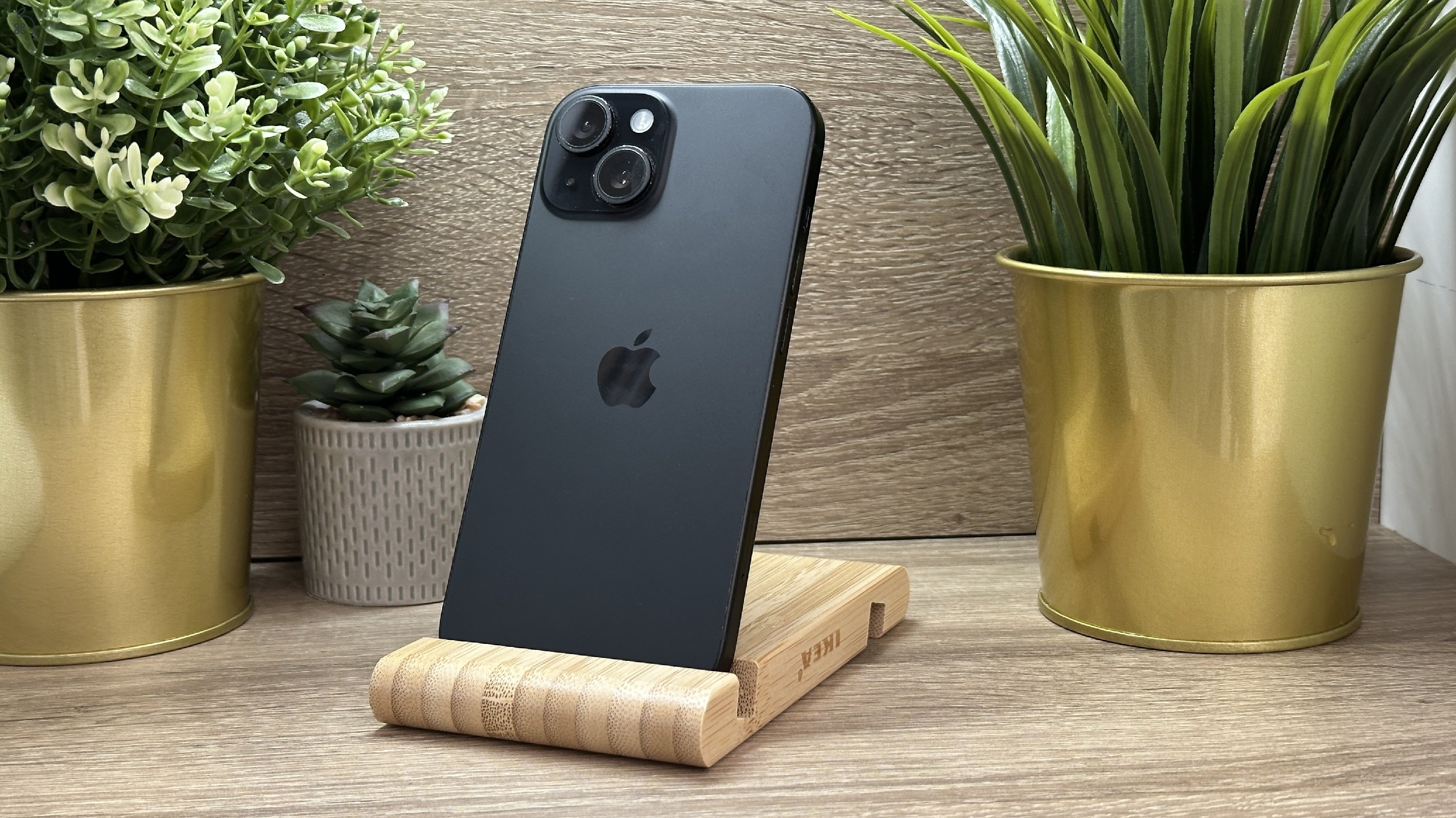  iPhone 15 128GB Fekete, Független - Garancia, Számla 