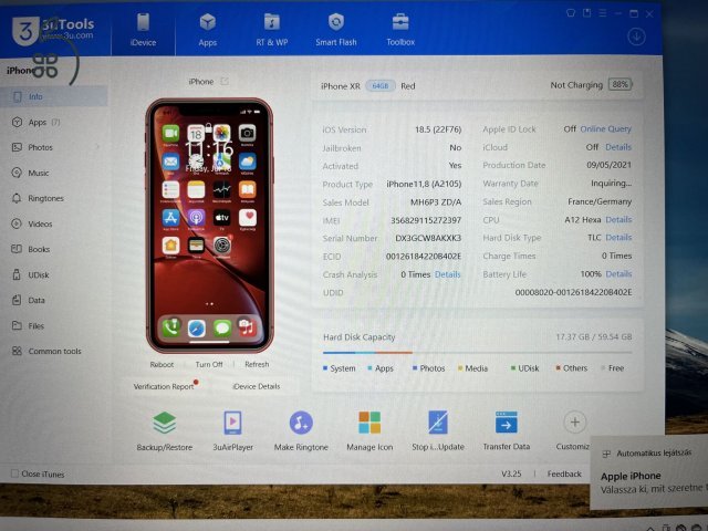 iPhone XR 64GB Új! Független. 