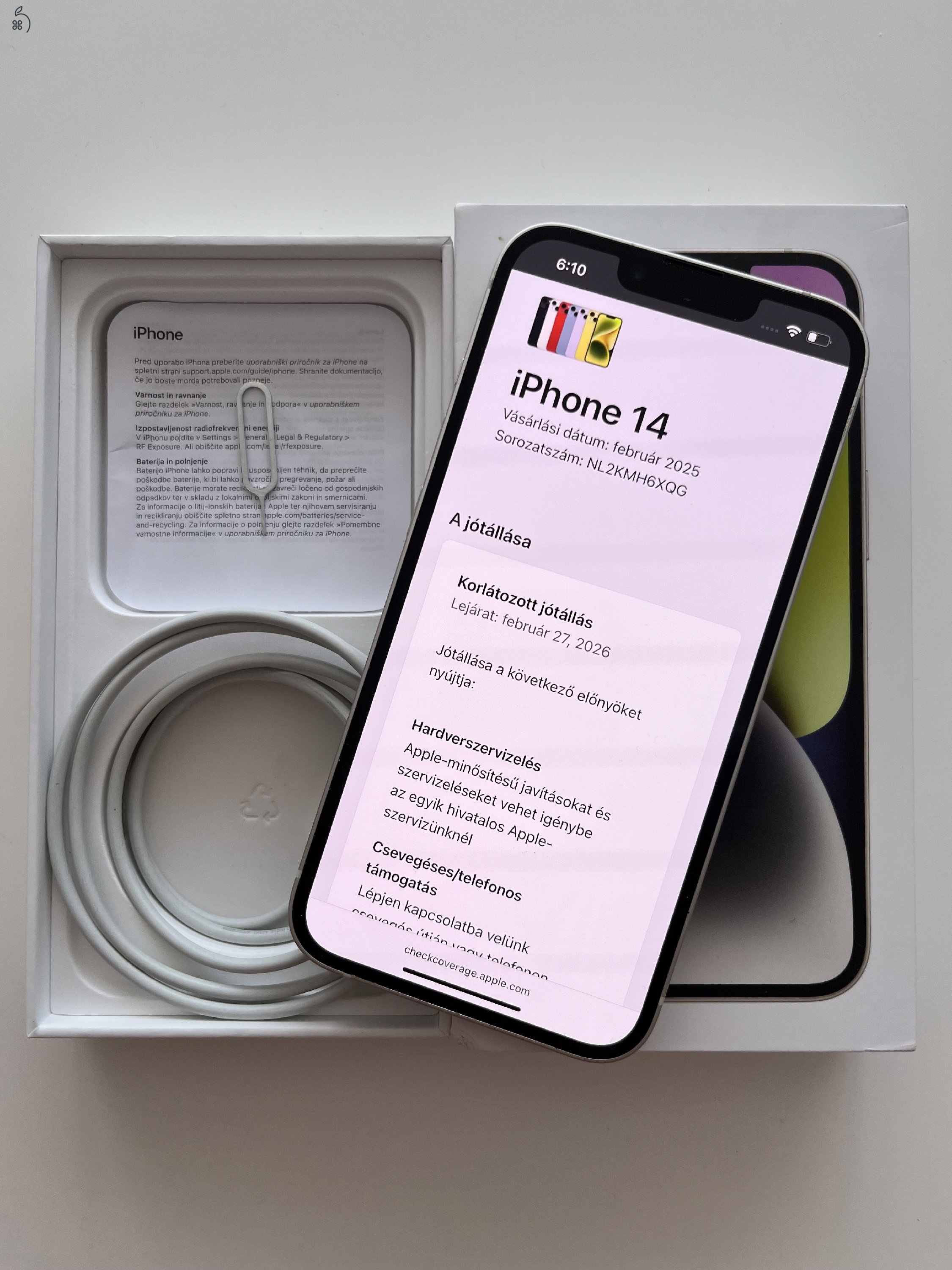 iPhone 14 128GB Apple garancia! Akku 100%!