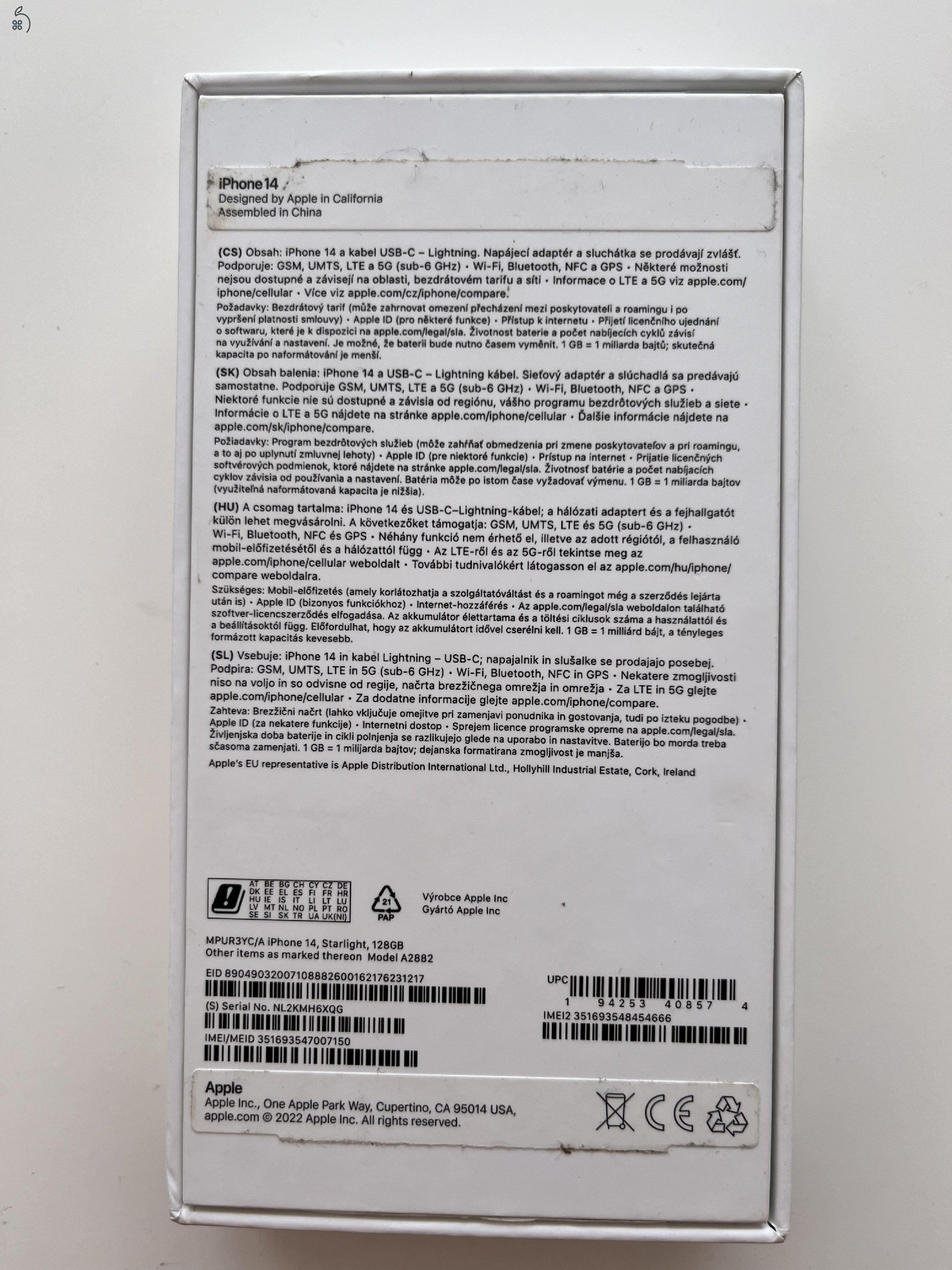iPhone 14 128GB Apple garancia! Akku 100%!