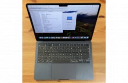 Macbook Air M2 16 GB ram, 500 GB ssd, magyar, kék