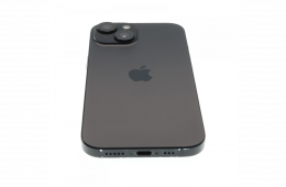 !! 1 ÉV GARANCIA !! Apple iPhone 15 128 GB Black 100%
