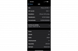 iPhone 16 ProMax Natúr Titán eladó, 1 hónapos készülék!