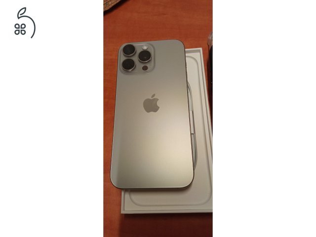 iPhone 16 ProMax Natúr Titán eladó, 1 hónapos készülék!