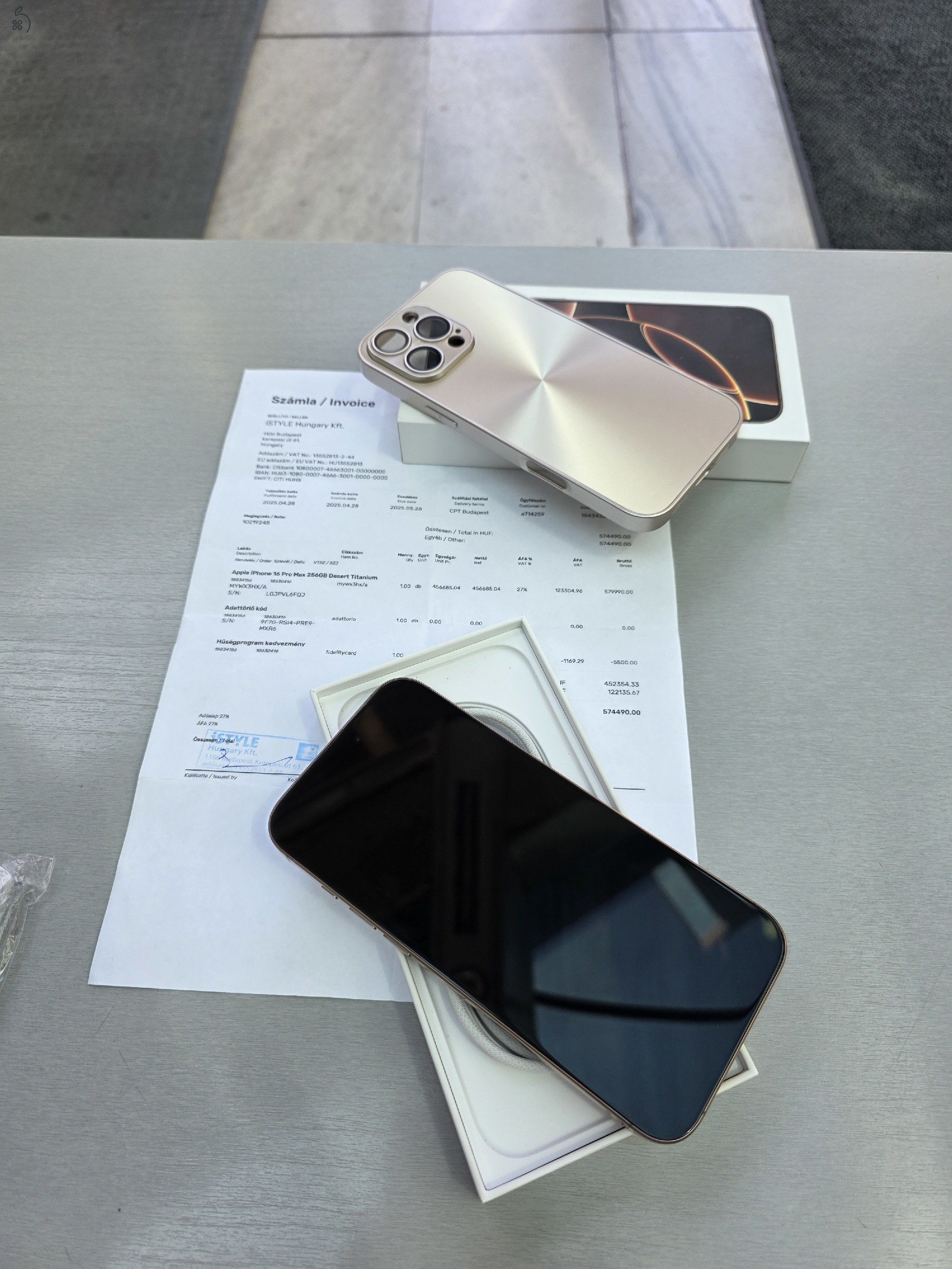 iPhone 16 promax/256/ független dessert, iStyle,2025,04,28,