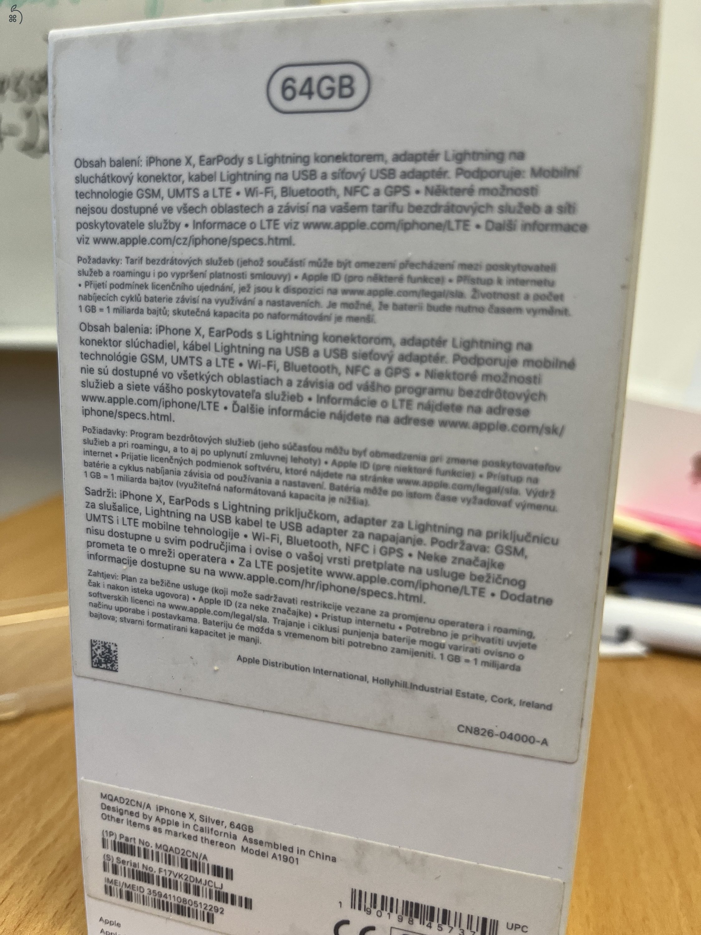 iPhone X Silver 64 GB