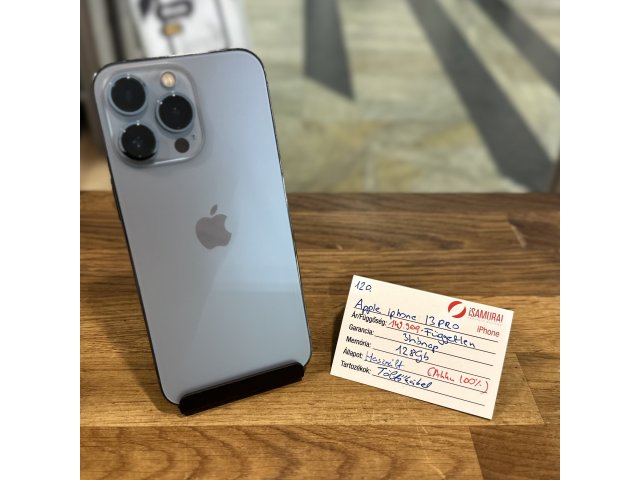 Apple iPhone 13 Pro - 128 GB - Sierra Blue - Új akku ( 120.)