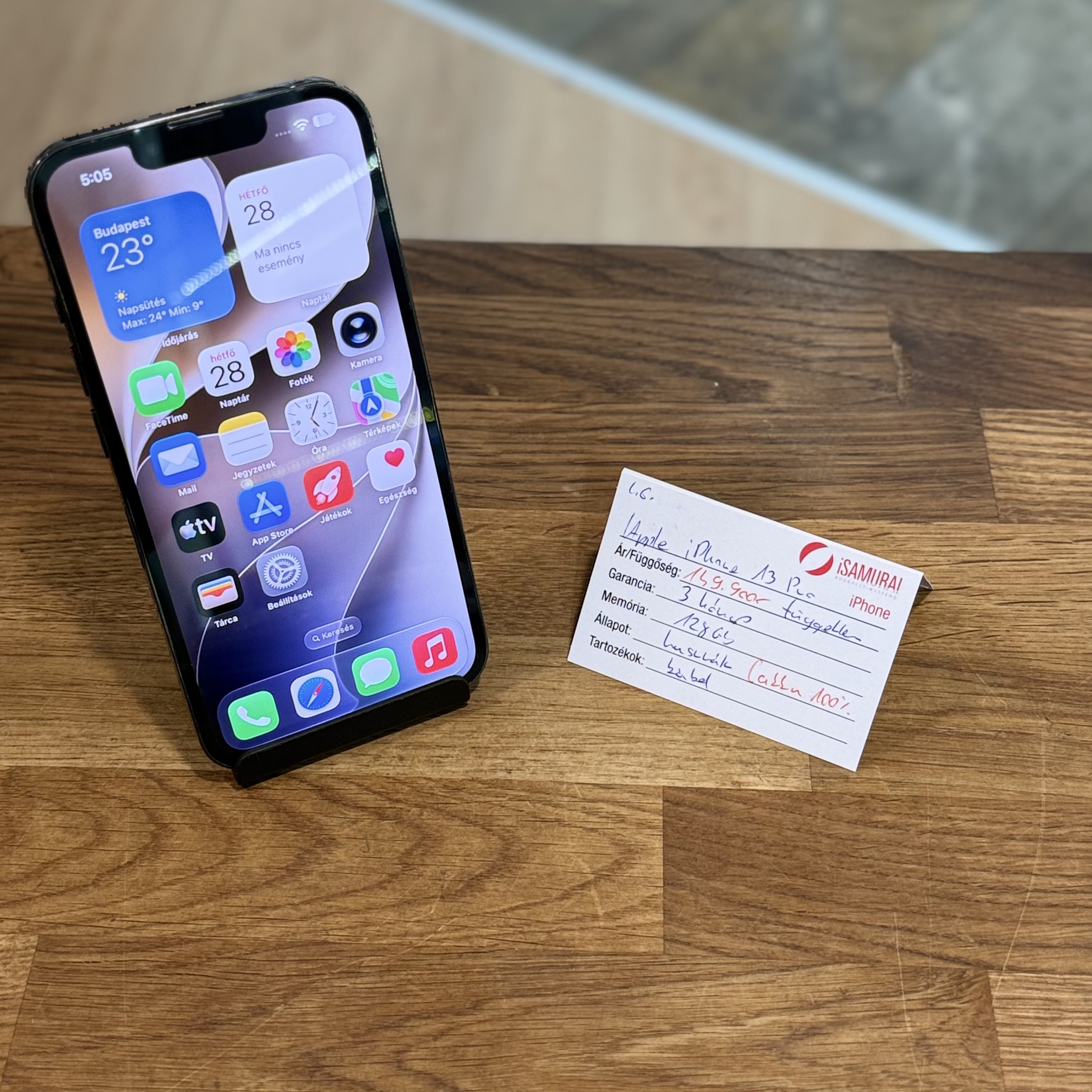Apple iPhone 13 Pro - 128 GB - Sierra Blue - Akku 100% ( 46.)