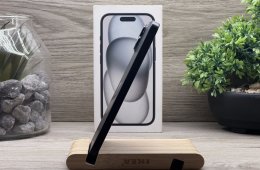 iPhone 15 Black 128GB 2 ÉV Garanciával Számlával