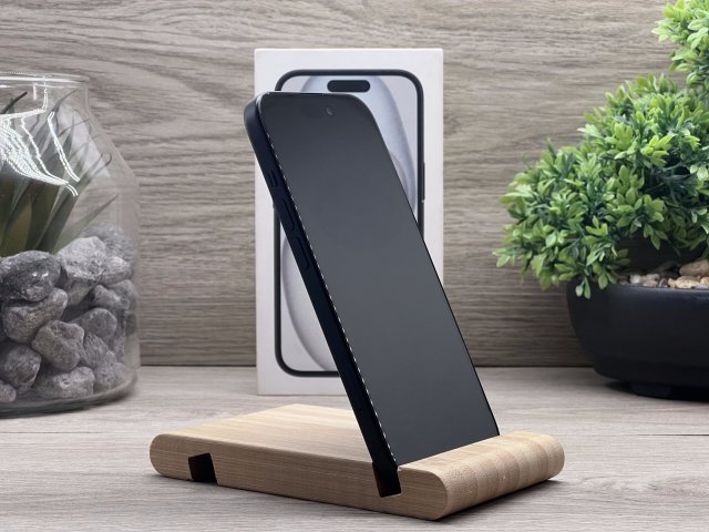 iPhone 15 Black 128GB 2 ÉV Garanciával Számlával
