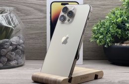 Hibátlan iPhone 14 Pro Max Gold 128GB 2 ÉV Garanciával Számlával Aksi 100%