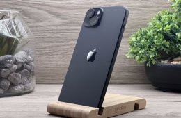 iPhone 15 Plus Black 128GB 2 ÉV Garanciával Számlával Aksi 98%