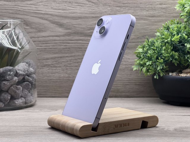 iPhone 14 Plus Purple 128GB 2 ÉV Garanciával Számlával Aksi 100%