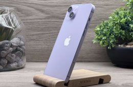 iPhone 14 Plus Purple 128GB 2 ÉV Garanciával Számlával Aksi 100%
