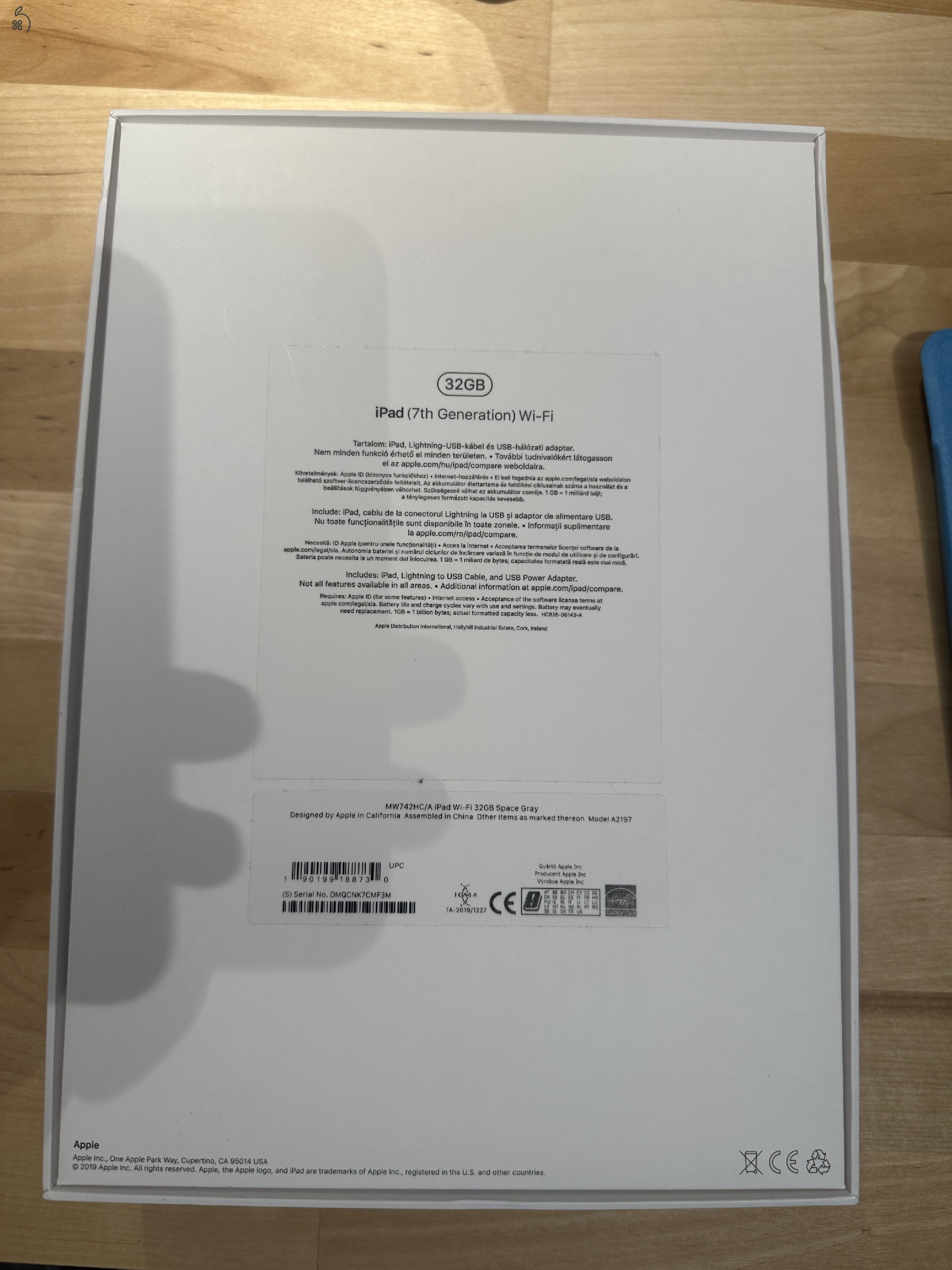 Ipad 7. generáció 32 gb (A2197) akku 93%