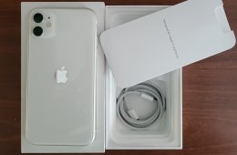 Iphpne 11 256gb fehér szép állapot + extrák