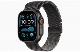 Bontatlan Apple Watch Ultra 2 fekete, titán szíjjal