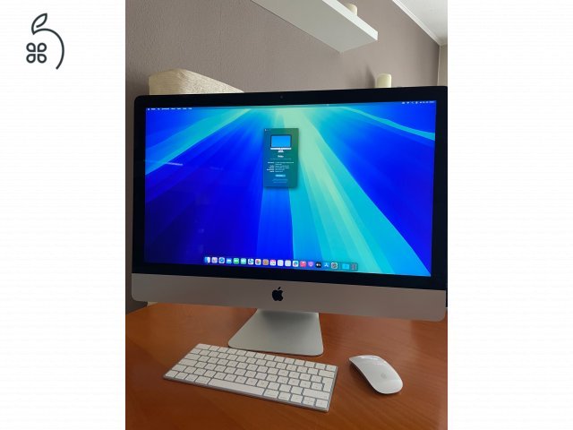 iMac27 5K, 2019, i5 3.7GHz-6 mag, 1TB SSD, 32GB RAM, 8GB video! - dobozában 
