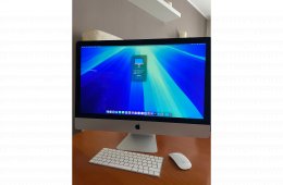 iMac27 5K, 2019, i5 3.7GHz-6 mag, 1TB SSD, 32GB RAM, 8GB video! - dobozában 