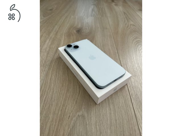 iPhone 15 Plus 128GB Blue - Kártyafüggetlen, Gyönyörű Állapot, 87% Akkumulátor, Hibátlan, Apple Garancia